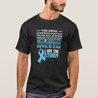 T-shirt Mens Survivor Prostate Warrim Storm Prostate Canc