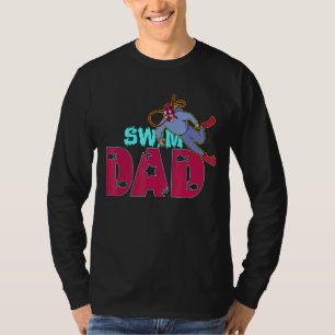 T-shirt Mens Swage Papa Swimmer Baignade 1