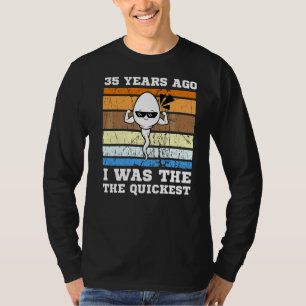 T-shirt Mens Swimmer Le Plus Rapide Il Y A 35 Ans Sperm Le