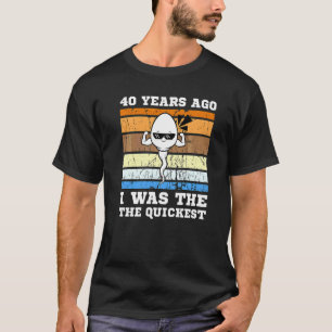 T-shirt Mens Swimmer le plus rapide Il y a 40 ans Sperm le