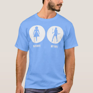 T-shirt Mens Ta Femme Ma Femme Halloween Sey Witch Pour Hu