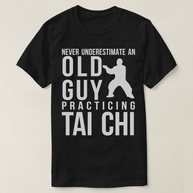 T-shirt Mens Taiji Chuan Martial Arts Chinese Shadow Boxin (Design devant)