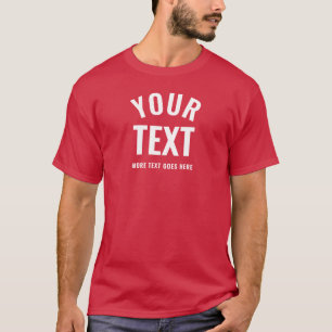 T-shirt Mens tendance élégant moderne Best Cardinal Rouge