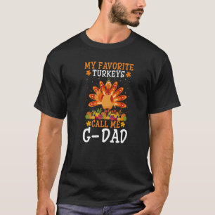 T-shirt Mens Thanksgiving Costume My Favorite Appel de Tur