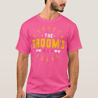 T-shirt Mens The Grooms Men Engagement Bachelor Party Groo