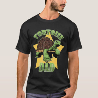 T-shirt Mens Tortoise Papa Animal Turtle Sulcata Propriéta