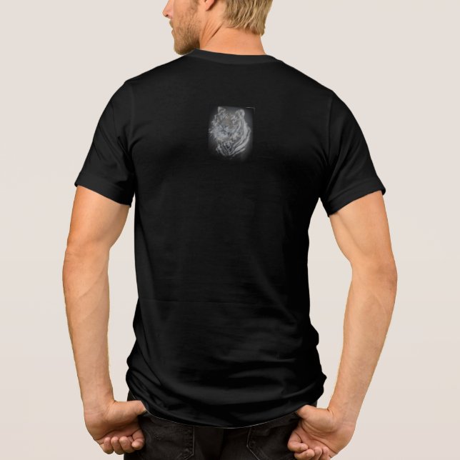 T - SHIRT MENS TRI BLEND LION DESIGN (Rückseite)