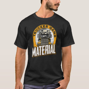 T-shirt Mens Trucker Gang Matériel Big Trucker Driver Tr
