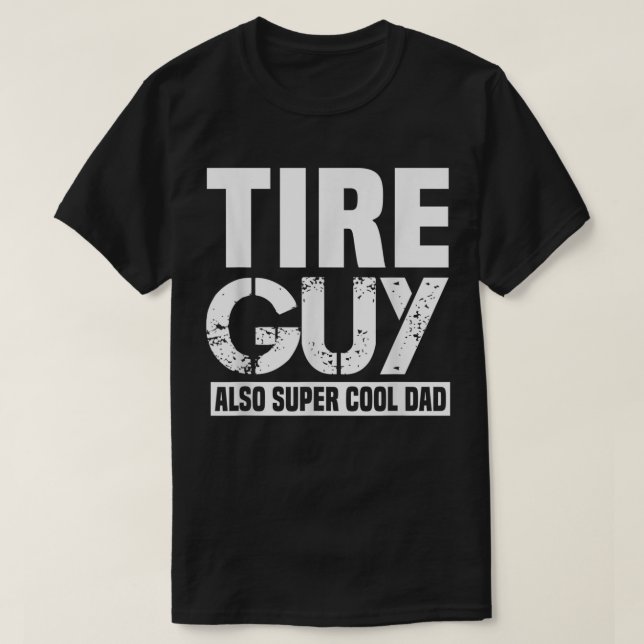 T-shirt Mens Tyr Guy drôle Voiture Mécanicien Papa Papa Pa (Design devant)