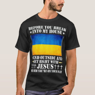 T-shirt Mens Ukrainian Flag National Ukraine Ukrainijina C