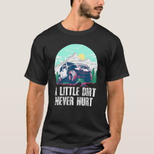 T-shirt Mens Un Peu De Chemin Ne Jamais Blessé 4x4 Hacher 