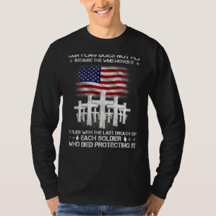 T-shirt Mens USA Traverse Notre Drapeau Ne Volera Pas Parc