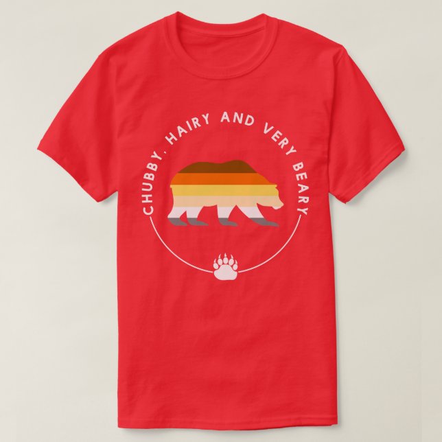 T-shirt Mens Very Beary Gay Bear Premium (Design devant)