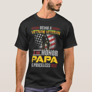 T-shirt Mens Vietnam Vétérinaire Papa Pour Père Dans Vétér