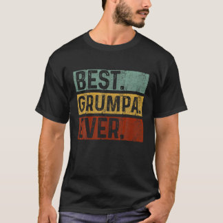 T-shirt Mens Vintage Meilleur Grumpa Ever Papa Papa Papa P