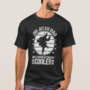 T-shirt Mens Vintage Retro Jiu Jitsu Papa Glacière Bjj Pèr