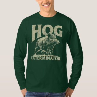 T-shirt Mens Vintage Wild Pig Hunt Hunting Hog