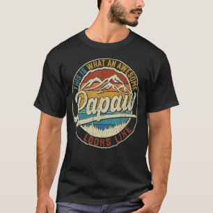T-shirt Mens Voici Ce À Quoi Ressemble Une Belle Papaw