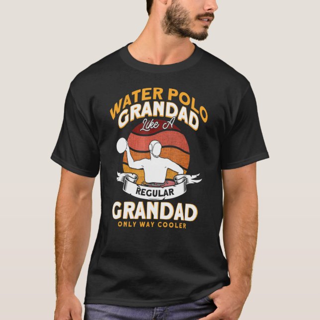 T-shirt Mens Water Polo Grand Comme Une Voie Uniquement Ré (Devant)