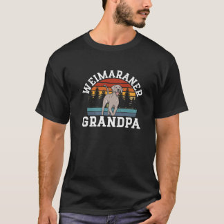 T-shirt Mens Weimaraner Grand-pa | Weimaraner, propriétair