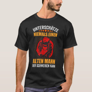 T-shirt Mens Welder Welding Erazubi Artiste Soudage Mach