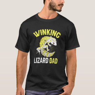 T-shirt Mens Wire Lizard Papa Reptile Herpetologist Leop