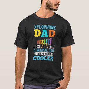 T-shirt Mens Xylophone Music Notes d'instrument Lecteur Gl