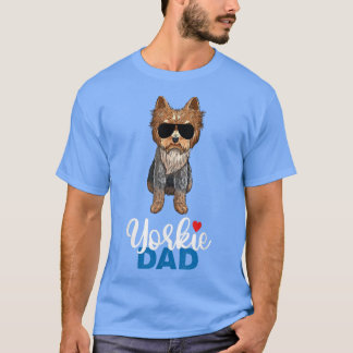 T-shirt Mens Yorkshire Terrier Papa Yorkie Papa