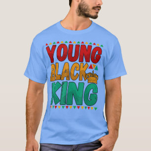 T-shirt Mens Young Black King Africa JunetDix Black Hist