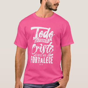 T-shirt Mensajes Biblicos Dios Jesus Espanol espagnol pour