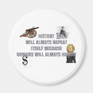 T-SHIRT Menschen immer menschliche Magnete Magnet