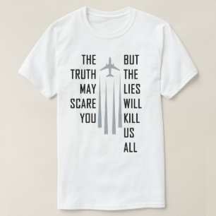 T-shirt Mensonges de Chemtrail