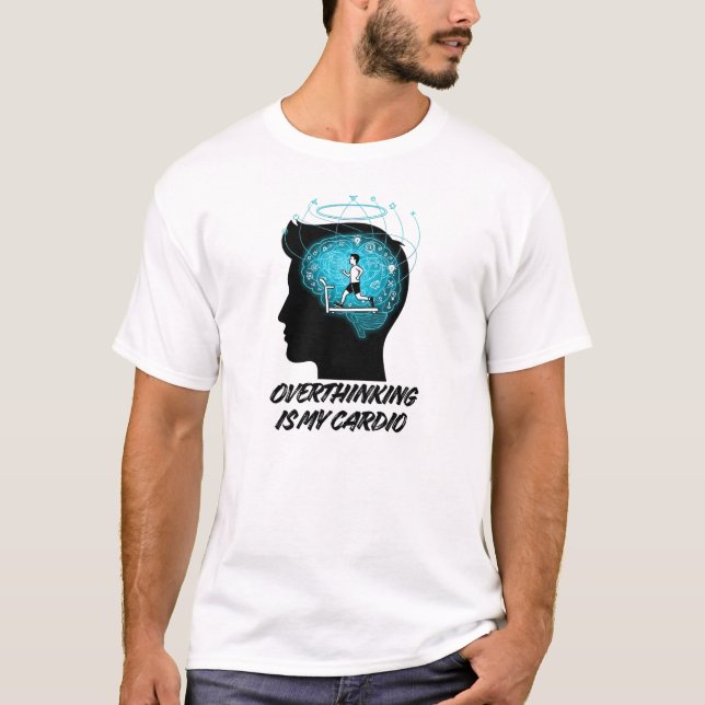 T-shirt Mental Fitness Art – Train Your Mind Concept (Devant)