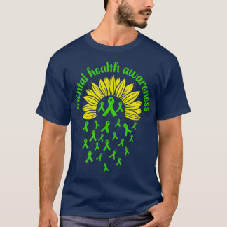 T-shirt Mental Health Awareness Sunflower 4030