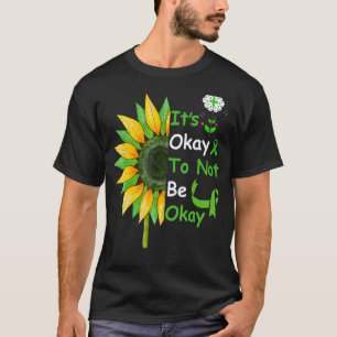 T-shirt Mental Health Illness Awareness Pin Its Ok To No