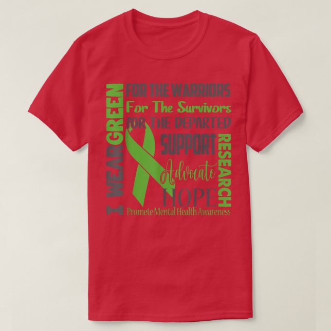 T-shirt Mental Health Matters Awareness4636 2139  (Design devant)