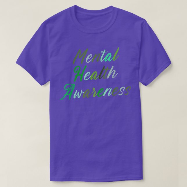 T-shirt Mental Health Matters Awareness4640 2143  (Design devant)