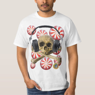 T-SHIRT MENTHE POIVRÉE DE SUCRERIE DE CRÂNE