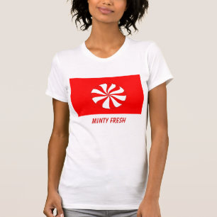 T-shirt menthe poivrée, frais de menthe