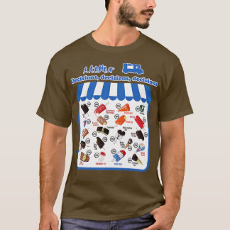 T-shirt Menu Camion à la crème glacée
