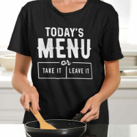 Menu du jour, c'est à prendre ou à laisser