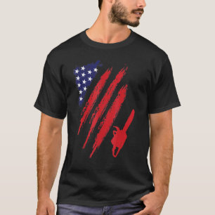 T-shirt Menuiserie de charpentier de bois de sciure