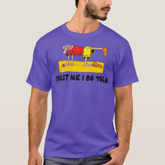 T-shirt Menx27s amusant Yoga TShirtTShirt