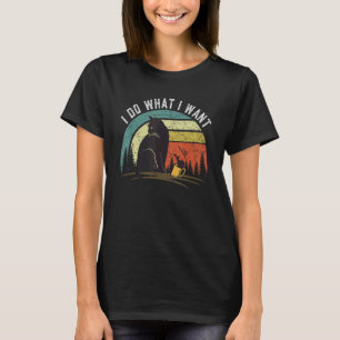 T-shirt Meow Chat Pour Femmes Hommes Je Fais Ce Que Je Veu
