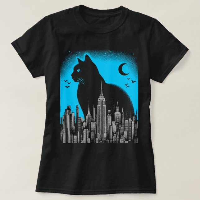 T-shirt Meow City (Design devant)