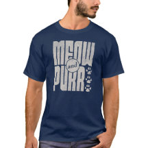 T-shirt Meow et Purr Cat