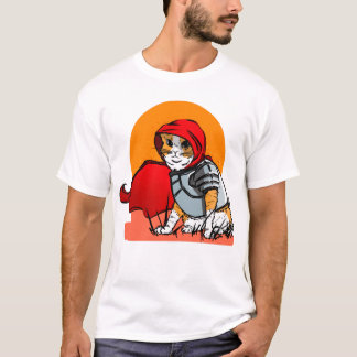 T-shirt Meow Hero Cat Knight