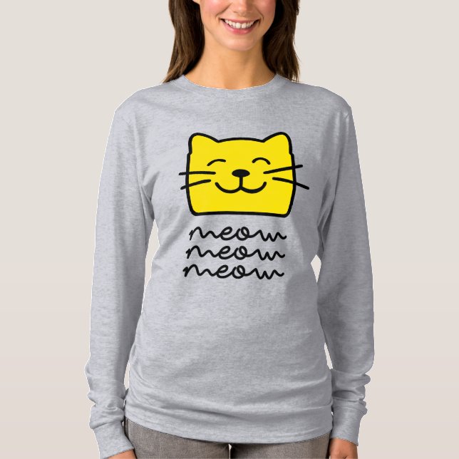 T-shirt Meow Meow (Devant)