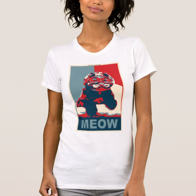 T-shirt MEOW - pour une femme (Devant)