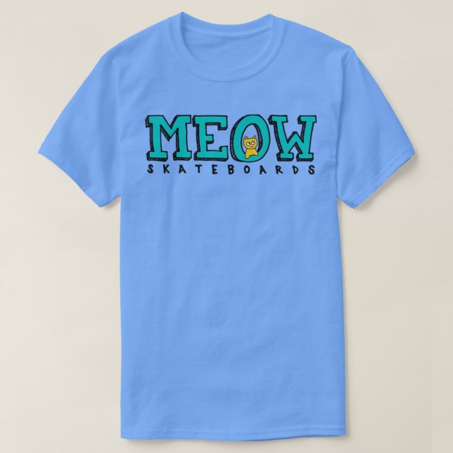 T-shirt Meow Skateboards (Design devant)